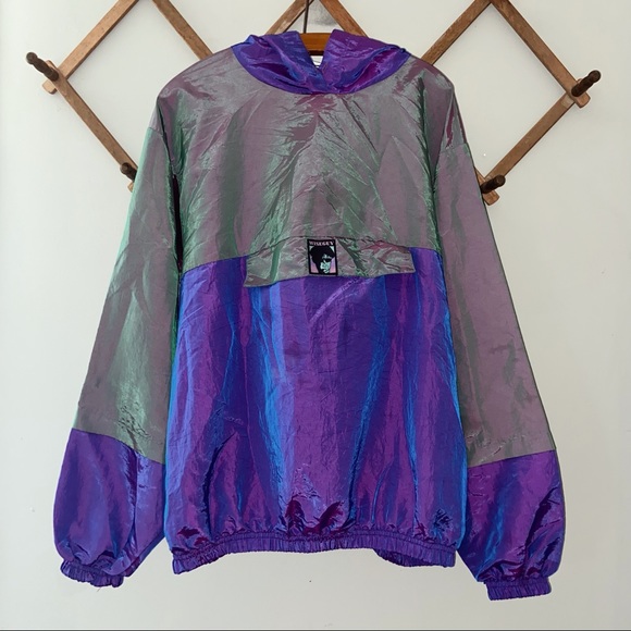 Vintage Other - 🔥FLASH SALE🔥Vintage 90’s Wise Guy Iridescent Windbreaker
